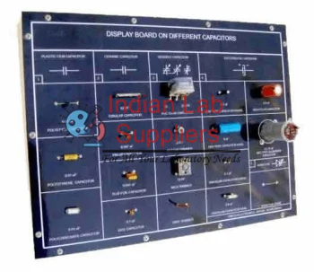 Display Board - Different Capacitors & Colour Coding